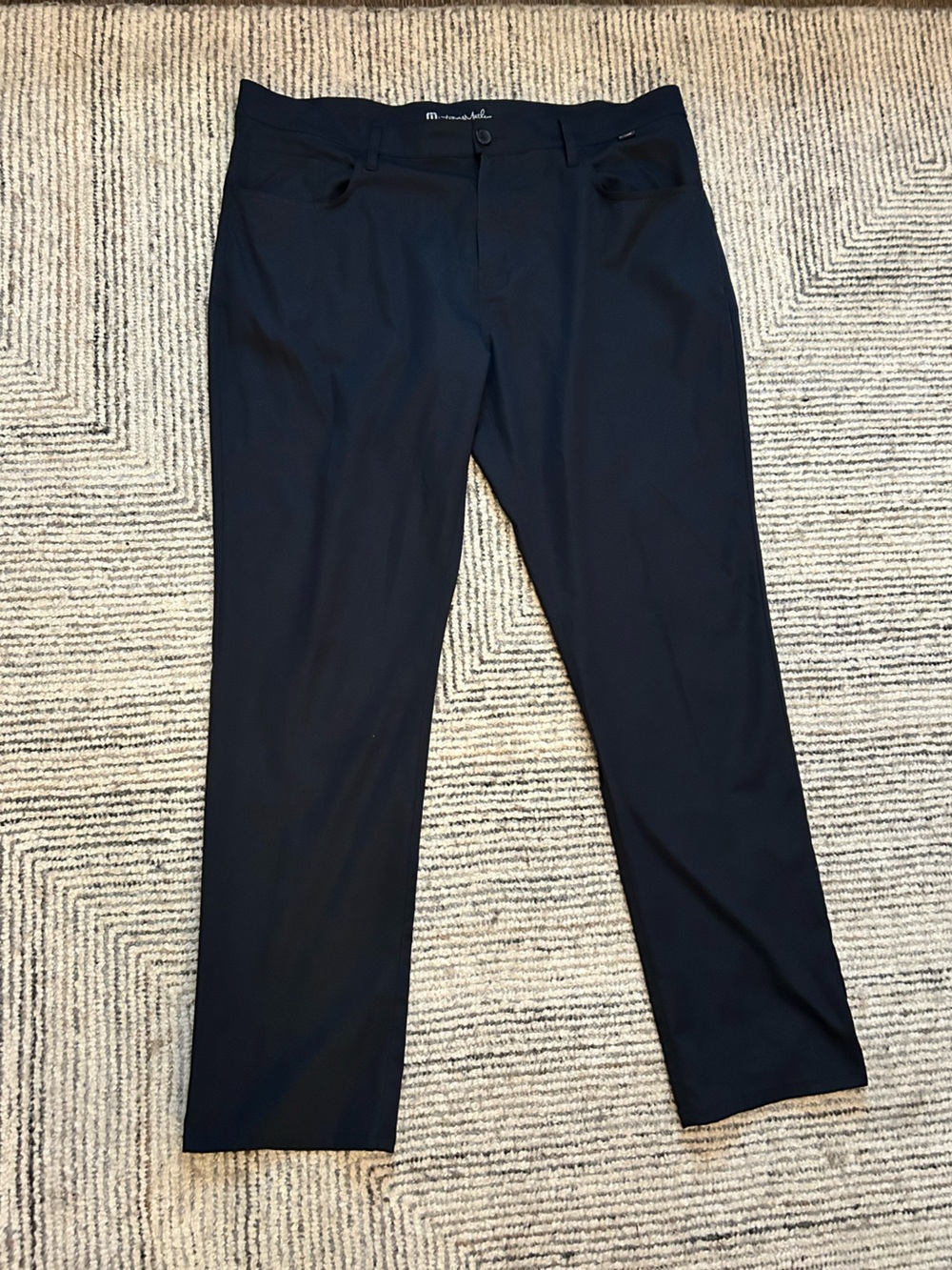 Travis Mathew Pants Mens 40x31 Black Performance Tech Golf